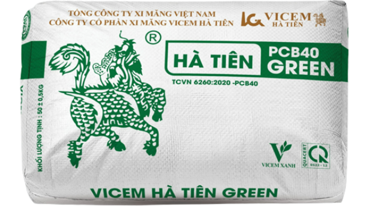 Xi măng Vicem Hà Tiên GREEN PCB40 1